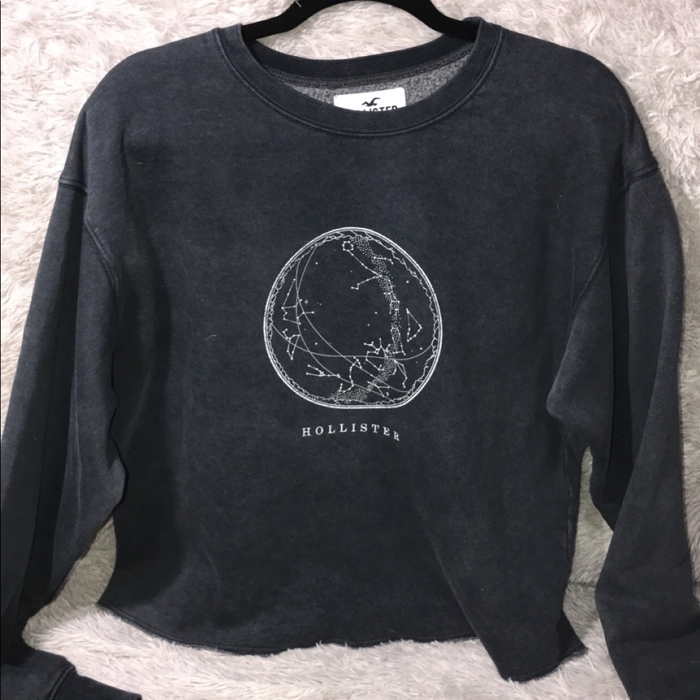 Hollister Oversized Terry Crewneck Sweatshirt
